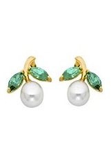 delightful minuscule authentic pearl earrings for kids